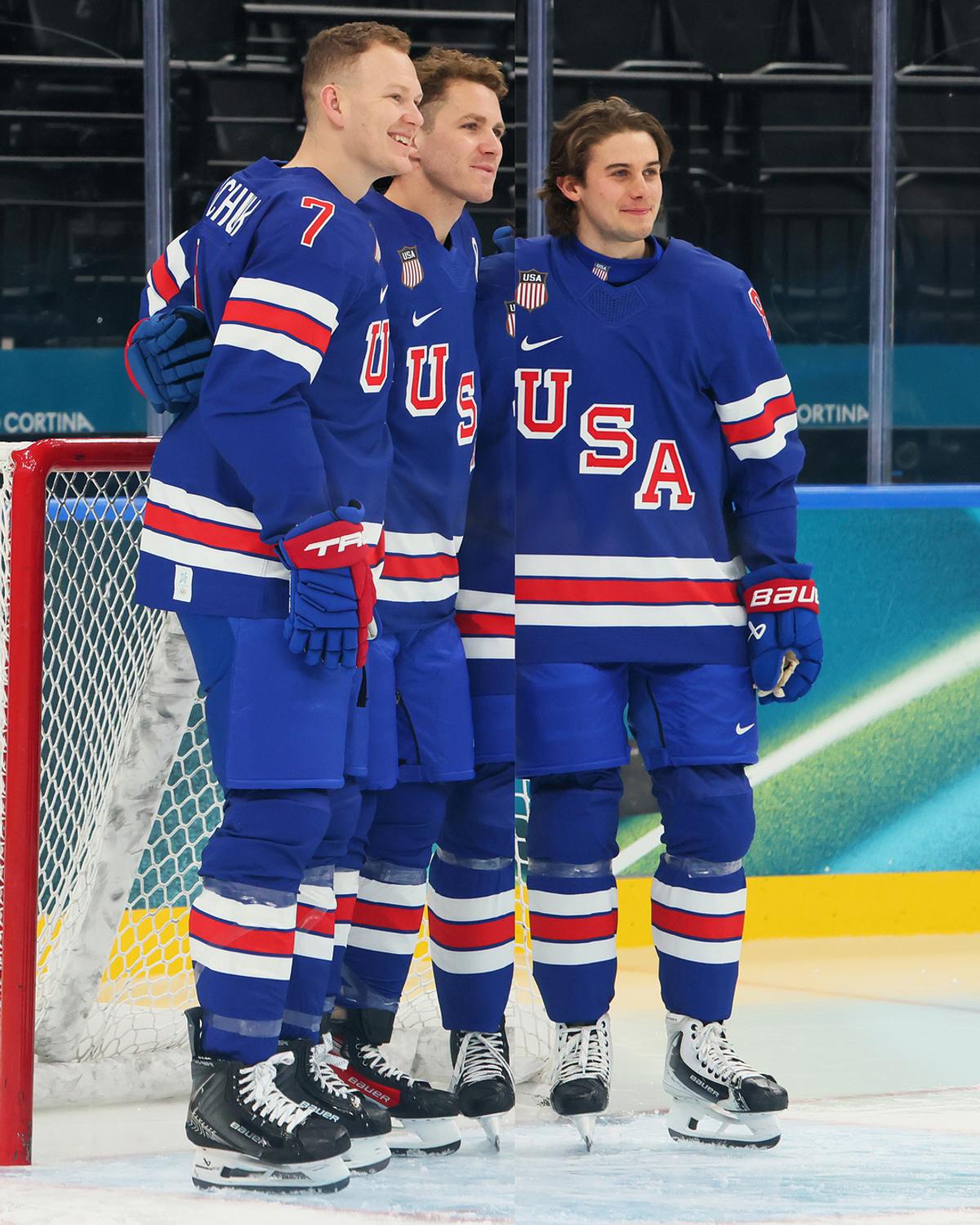 Jack Hughes, Brady Tkachuk, Matthew Tkachuk
