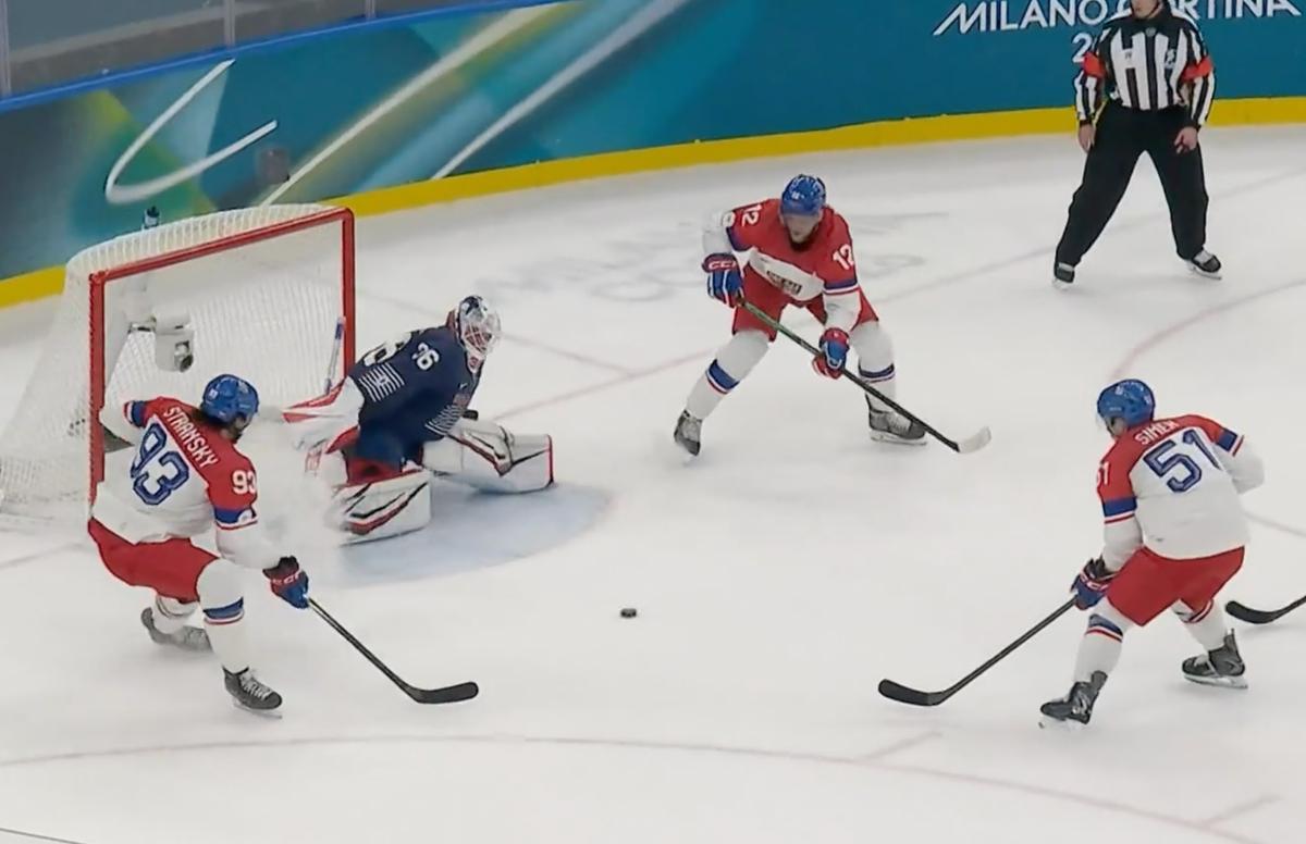 Czechia's 3-on-0 goal vs. France. 
