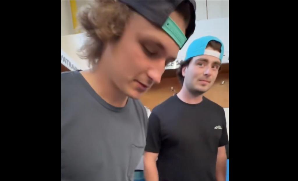 Trevor Zegras and Jamie Drysdale 