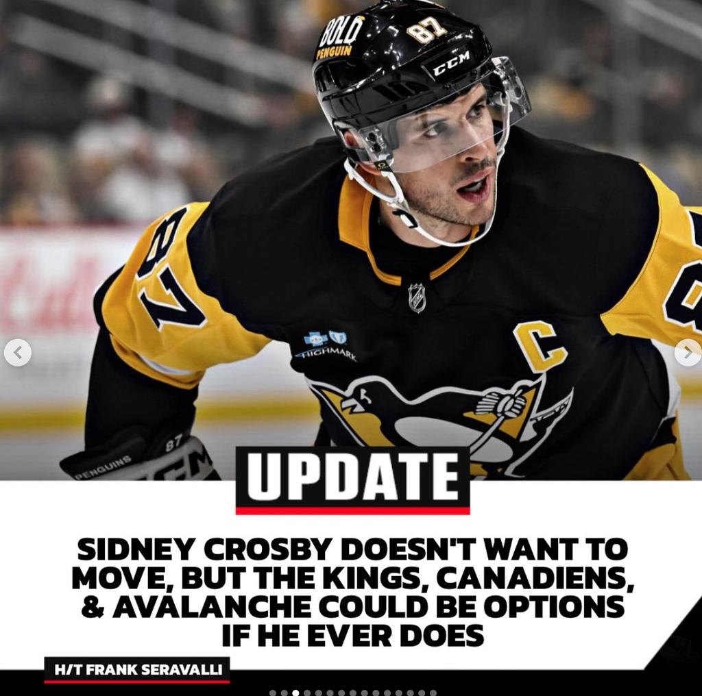 Rumour involving Sidney Crosby 