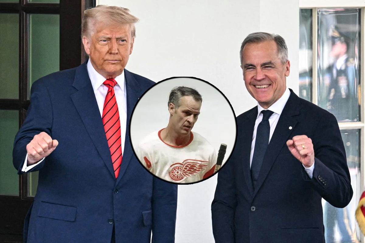 Donald Trump and Mark Carney