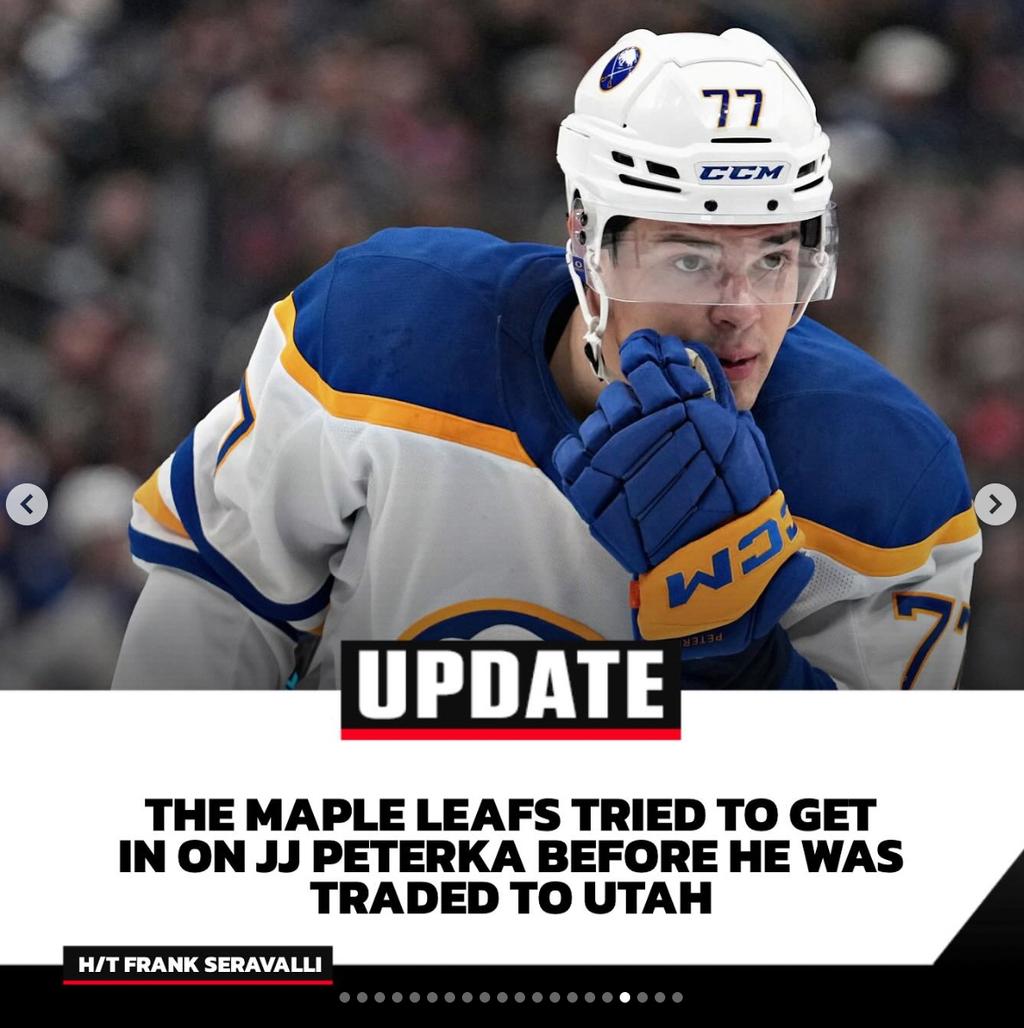 Rumours involving JJ Peterka 