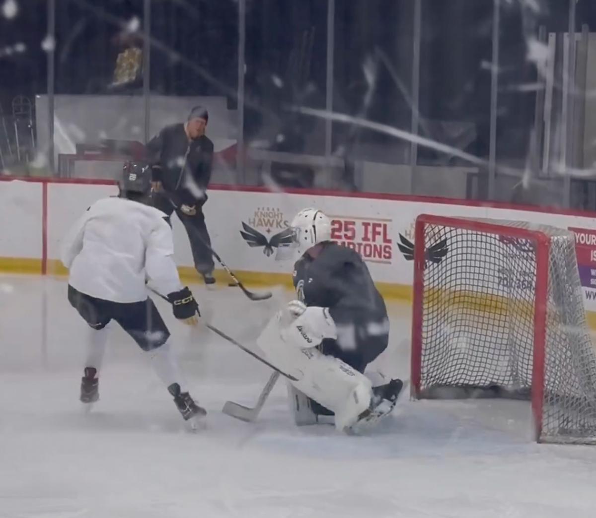 Carter Hart in Vegas 