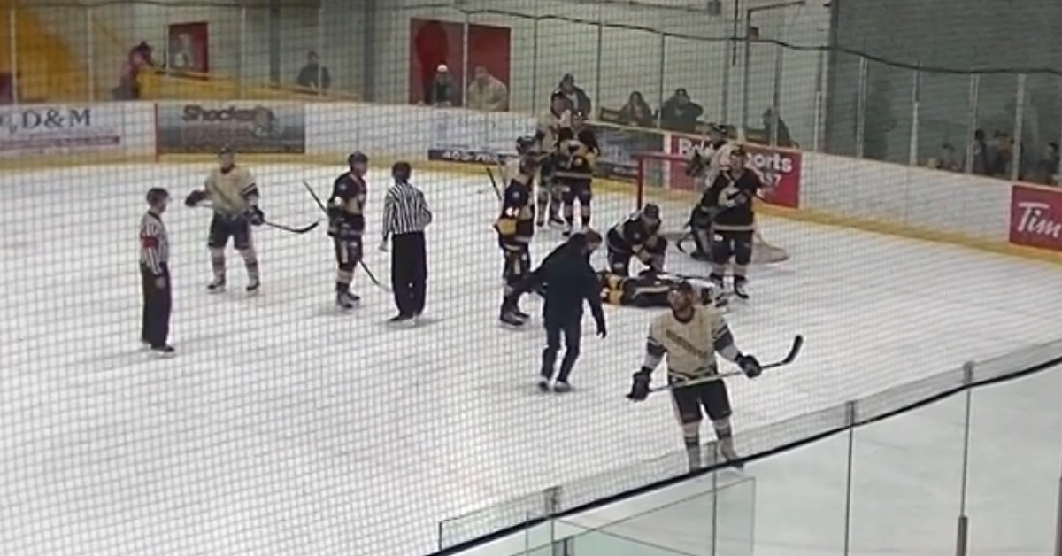 A look at the brutal hit that knocked Ryan Smyth out cold last night.