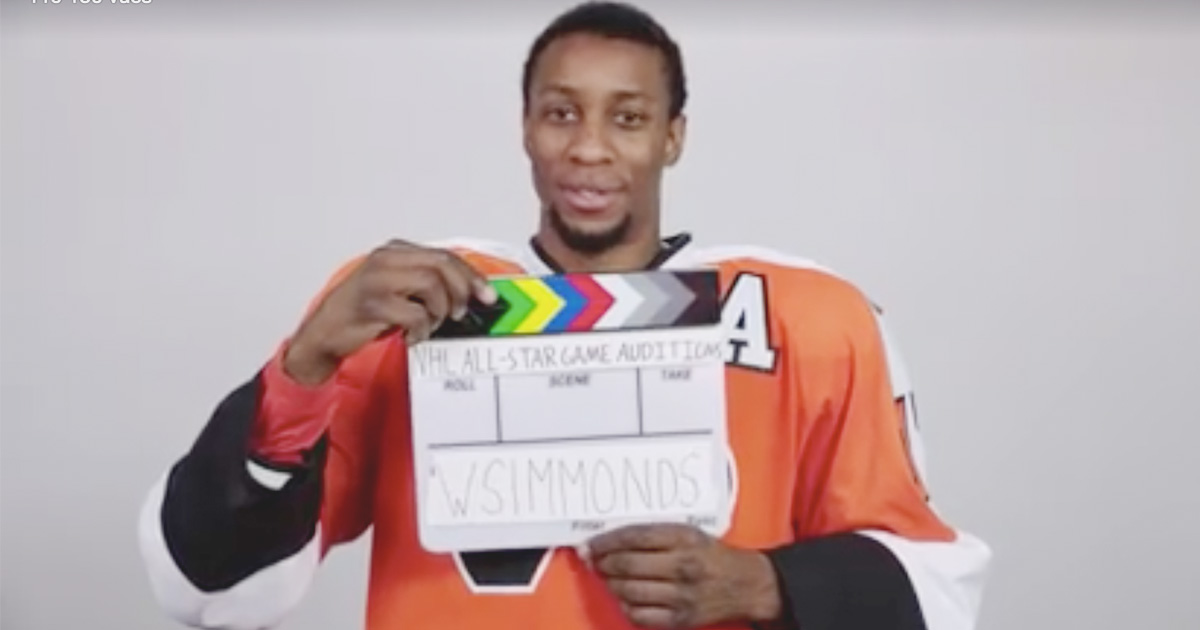 Gotta See It : Wayne Simmonds appears in funny NHL all star commercial.