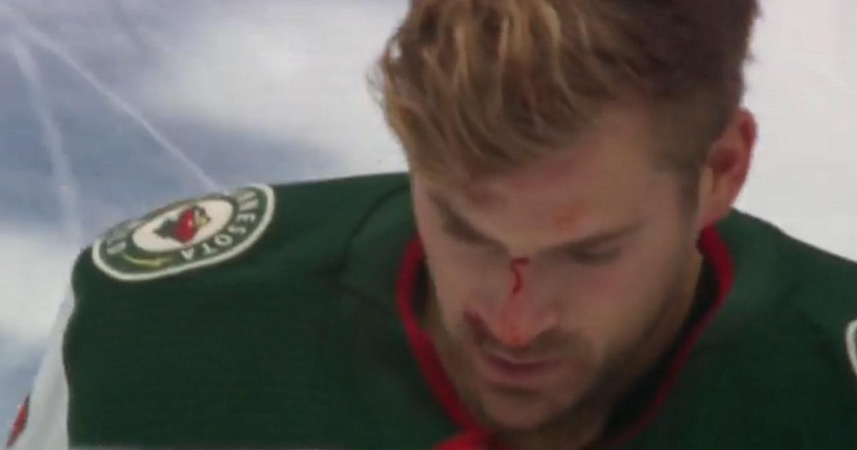 Foligno and Ferland trade some big bombs in the opening minutes of Game 1.