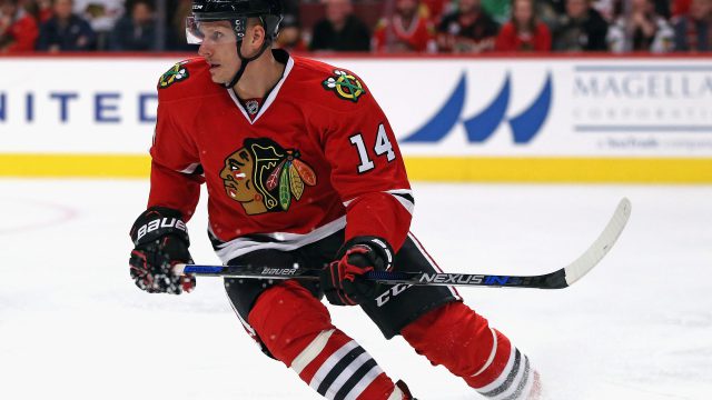 MORNING SKATE: Blackhawks warming up!