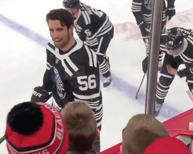 Gustafsson shares endearing moment with young fans