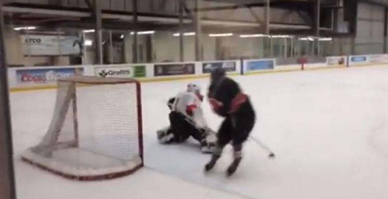 (VIDEO): Young player finishes penalty shot with a dazzling dangle!