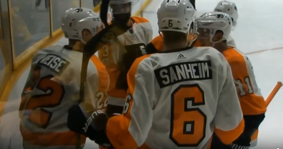 Nolan Patrick scores his first career NHL goal.