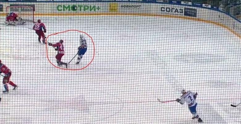 (VIDEO): Ilya Kovalchuk delivers violent lumberjack chop to Radulov's ankle.