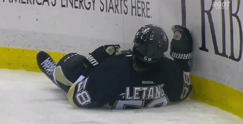 Video: Brutal never before seen angle of the Kris Letang concussion.