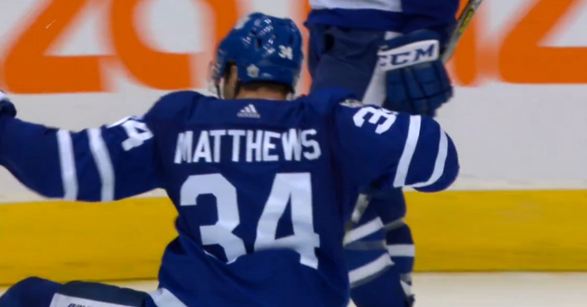 Auston Matthews completes the comeback with the overtime winner.
