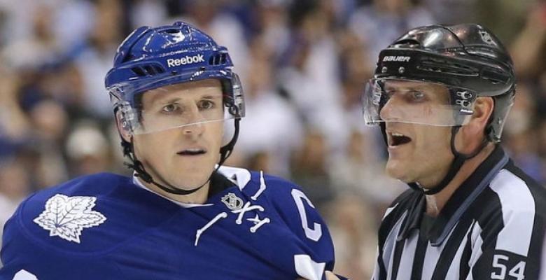 (VIDEO): Dion Phaneuf absolutely obliterates T.J Oshie with enormous hit!