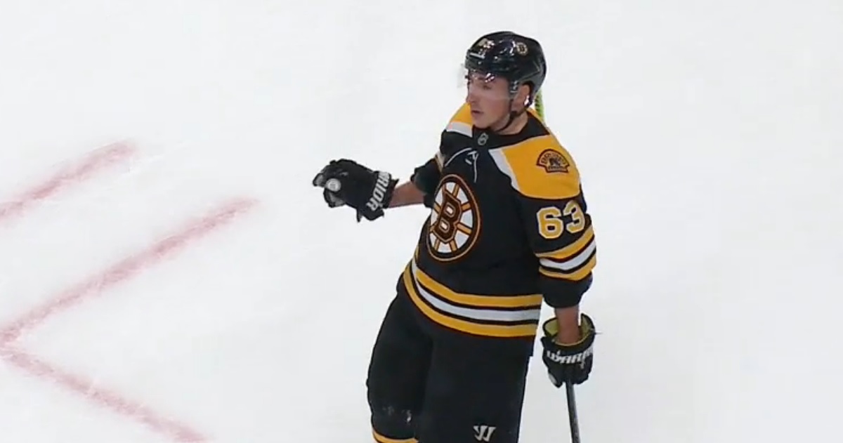 Marchand scores the OT winner and drops one of the best goal celebrations of the year!