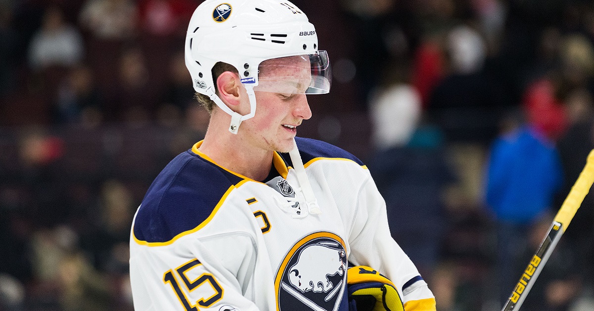 Eichel records his 100th point in just his second NHL season.