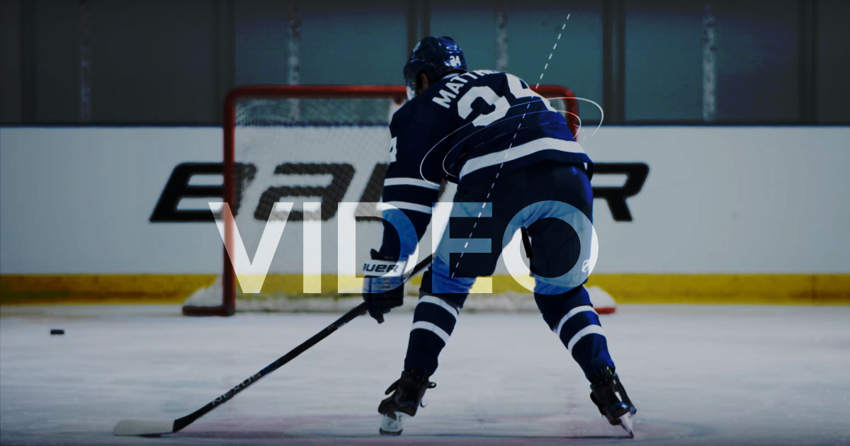 Shooting lesson with Auston Matthews!