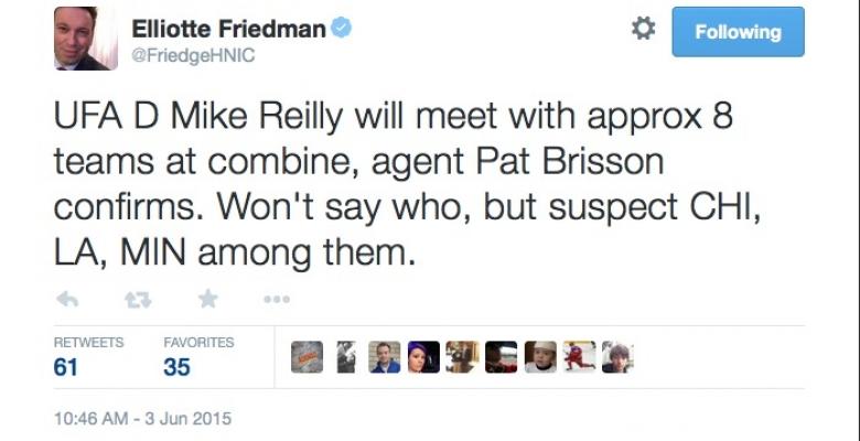 Report: Highly touted free-agent set to meet with 8 teams.