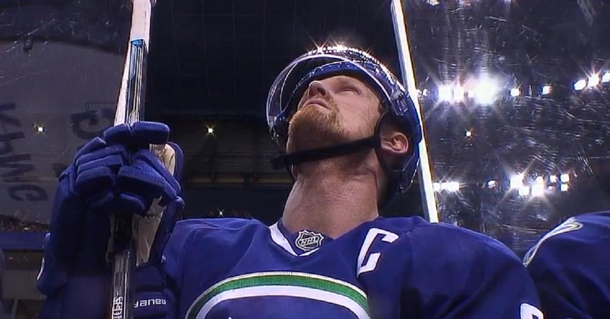 Henrik Sedin records his 1000th point!