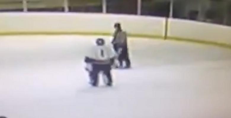 VIDEO: Drunk FDNY fire fighters attack volunteer referee on the ice!
