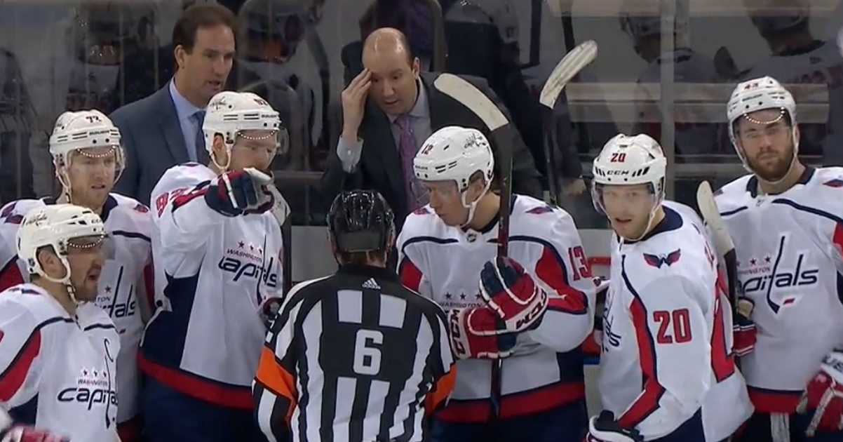 Controversial finish at MSG after Georgiev throws his stick at Ovechkin.