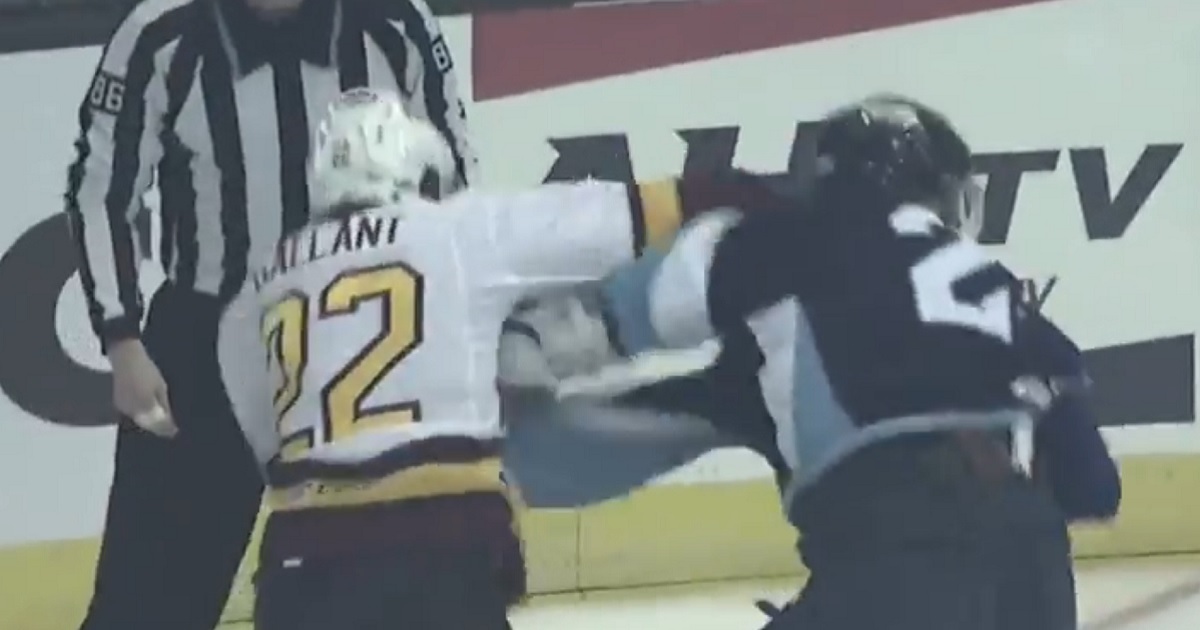 Gallant destroys Jared Tinordi in vicious beatdown.