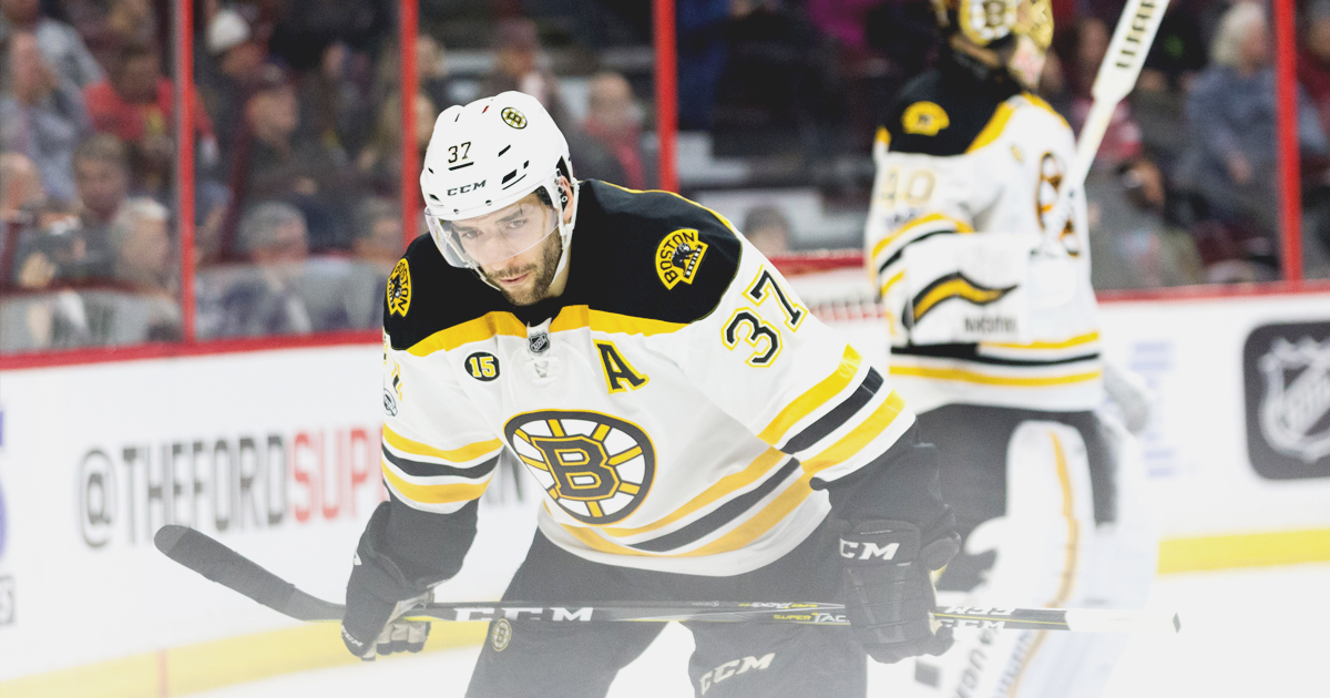 Must see: Bergeron spins and beats Anderson