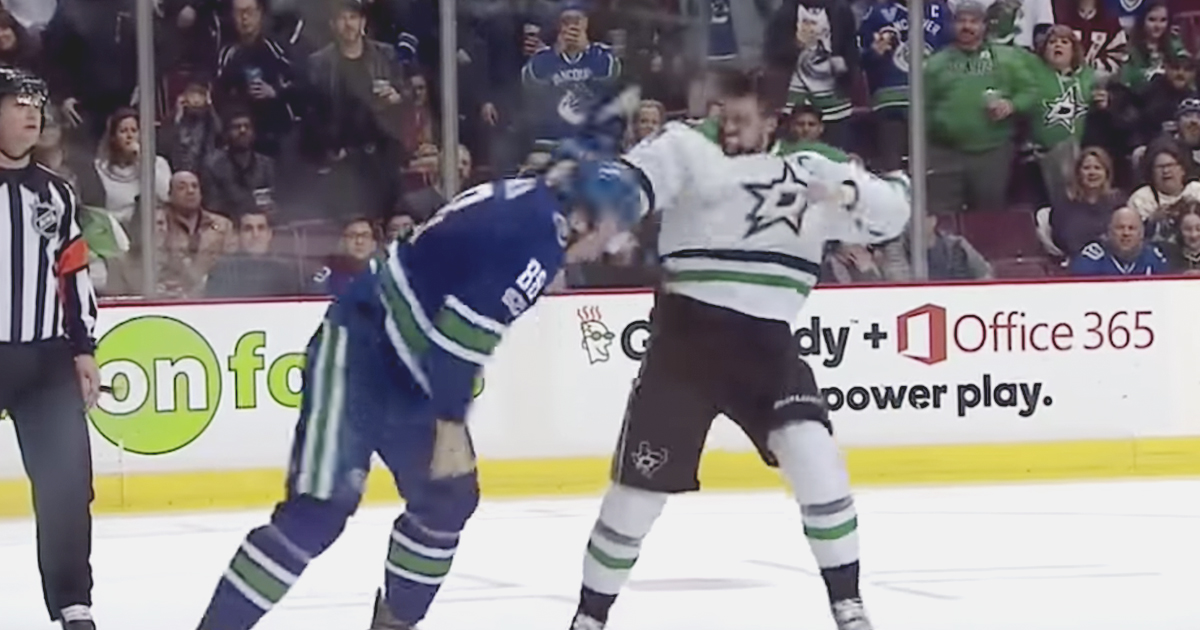 WATCH: NHL Superstar Jamie Benn Dropped the Mitts in one Heavy Weight Fight!