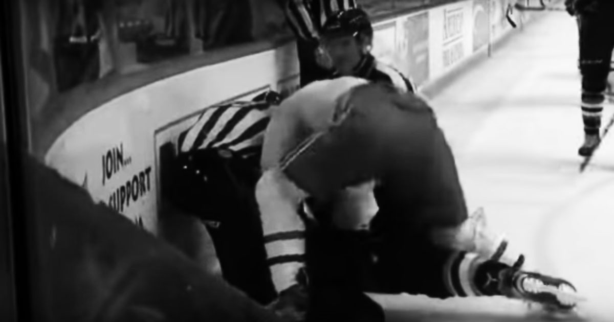 Former NHL enforcer took a serious beating in the AHL!