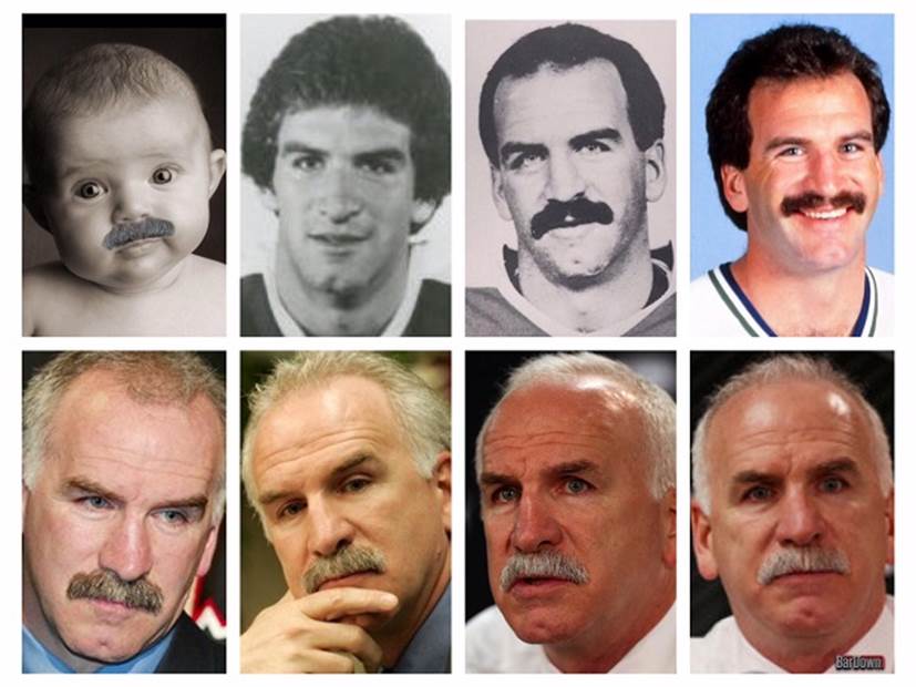 Some say he was born with a mustache!