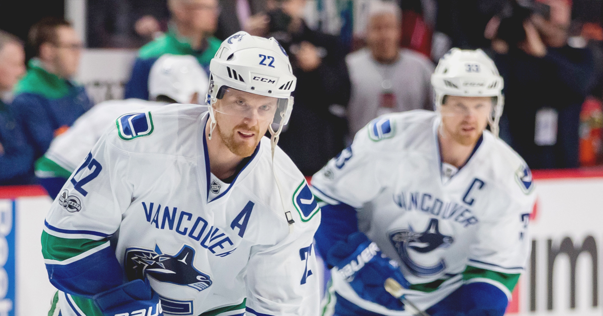 Watch: Sedin brothers combine for goal