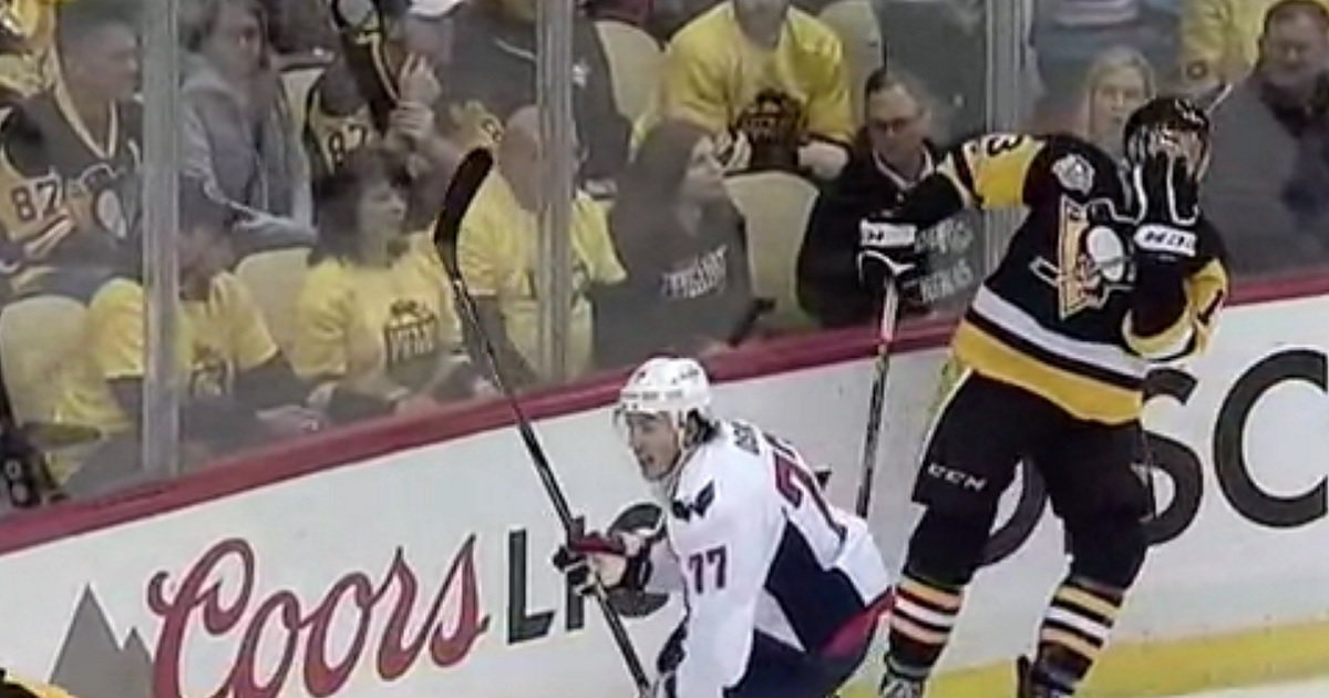 Blatant dive from Penguins Bonino causes controversy at the end of the game.