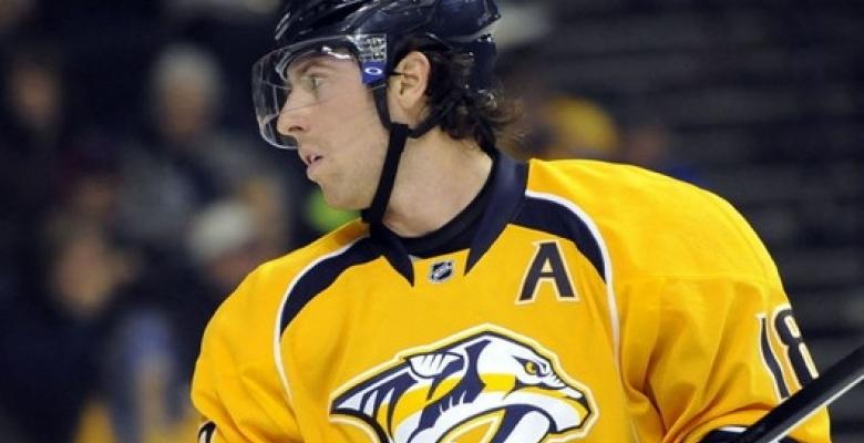 (VIDEO): Neal's thunderous body check breaks the glass!