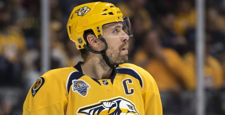 Shea Weber wins the hardest shot competition with an absolute rocket.