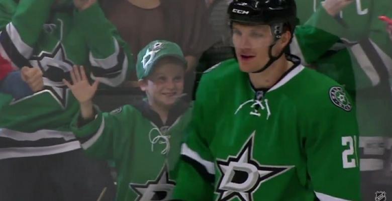 VIDEO: One of hockey's bad boys shows his softer side.