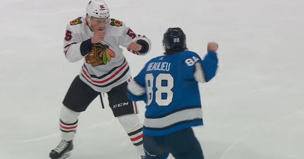 Nathan Beaulieu and Nick Seeler trade bombs in one of the best scraps on the season.