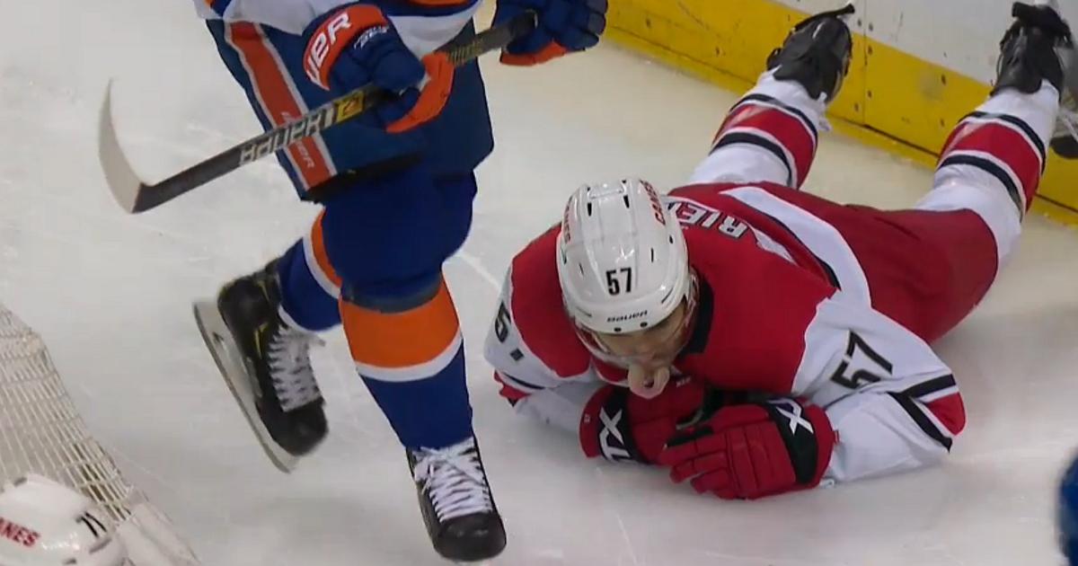 Breaking: Trevor van Riemsdyk injured in the first 30 seconds of Game 2!