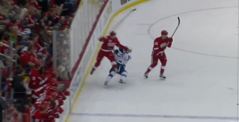 Report: Player isn't going to “cry” after falling victim to a HUGE hit.