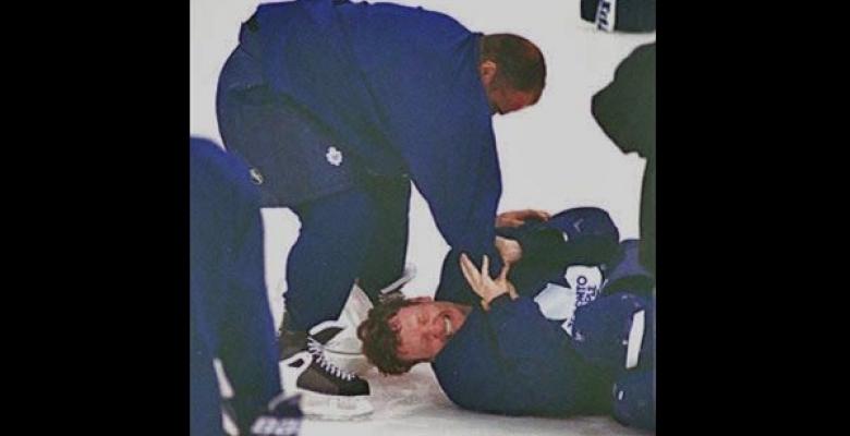 VIDEO: A look back at the day a celebrity tried out for the Leafs.