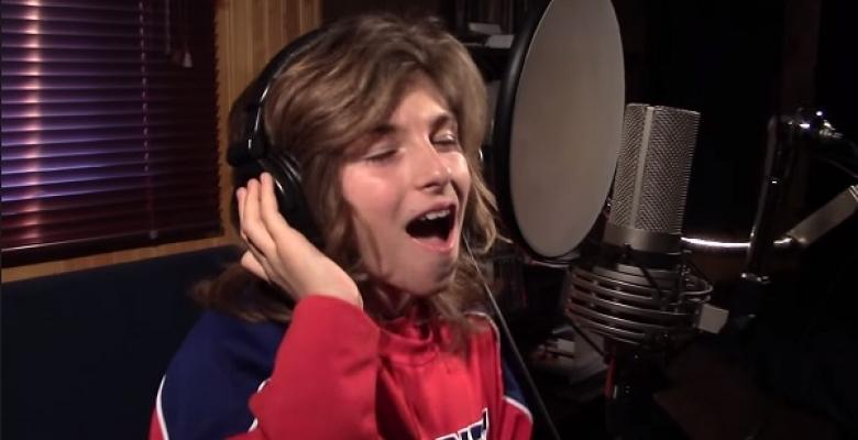Montreal kid sings incredible song to cheer his team on in the playoffs.