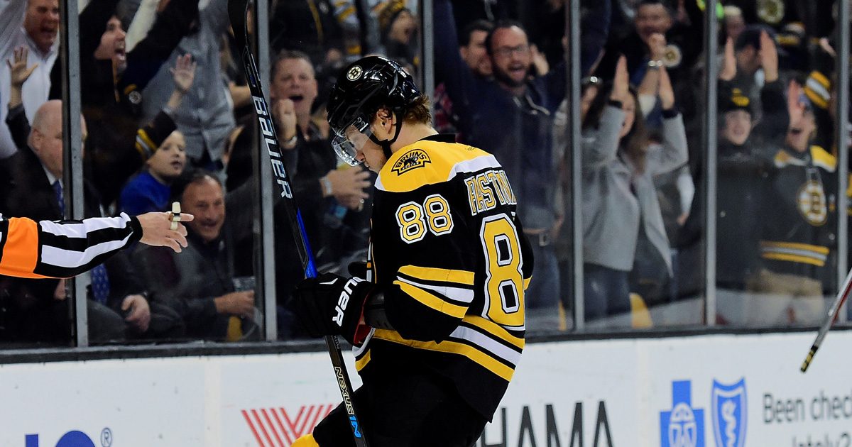 Gotta see it : Pastrnak's 20th of the season is the OT winner