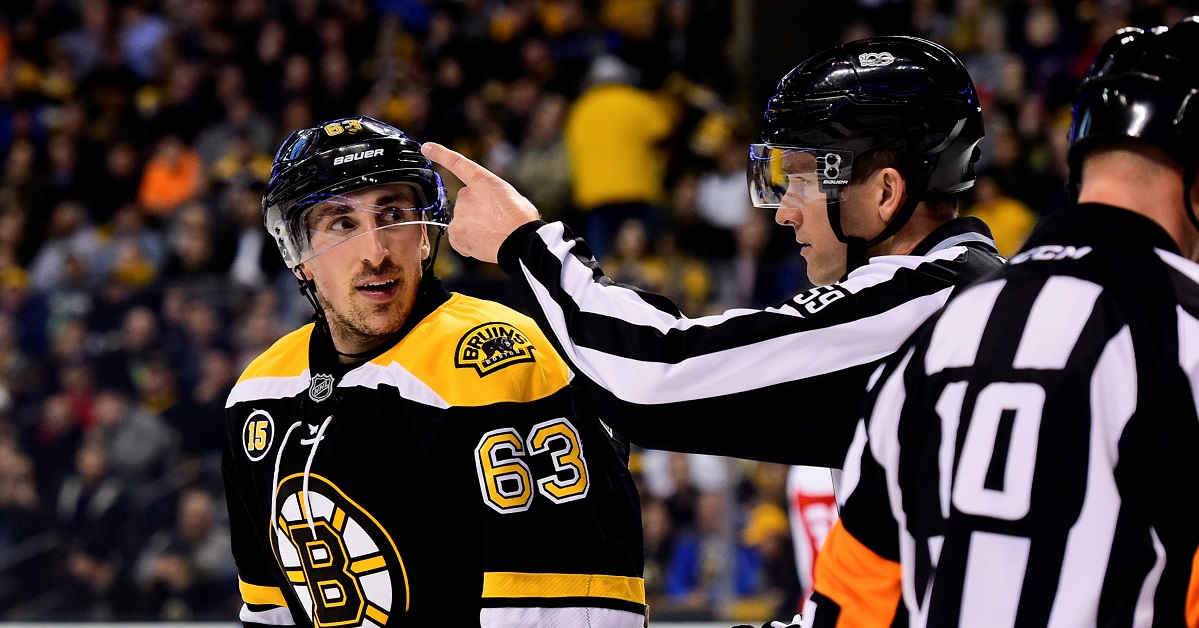 Fans outraged after yet another cheap shot from Brad Marchand!
