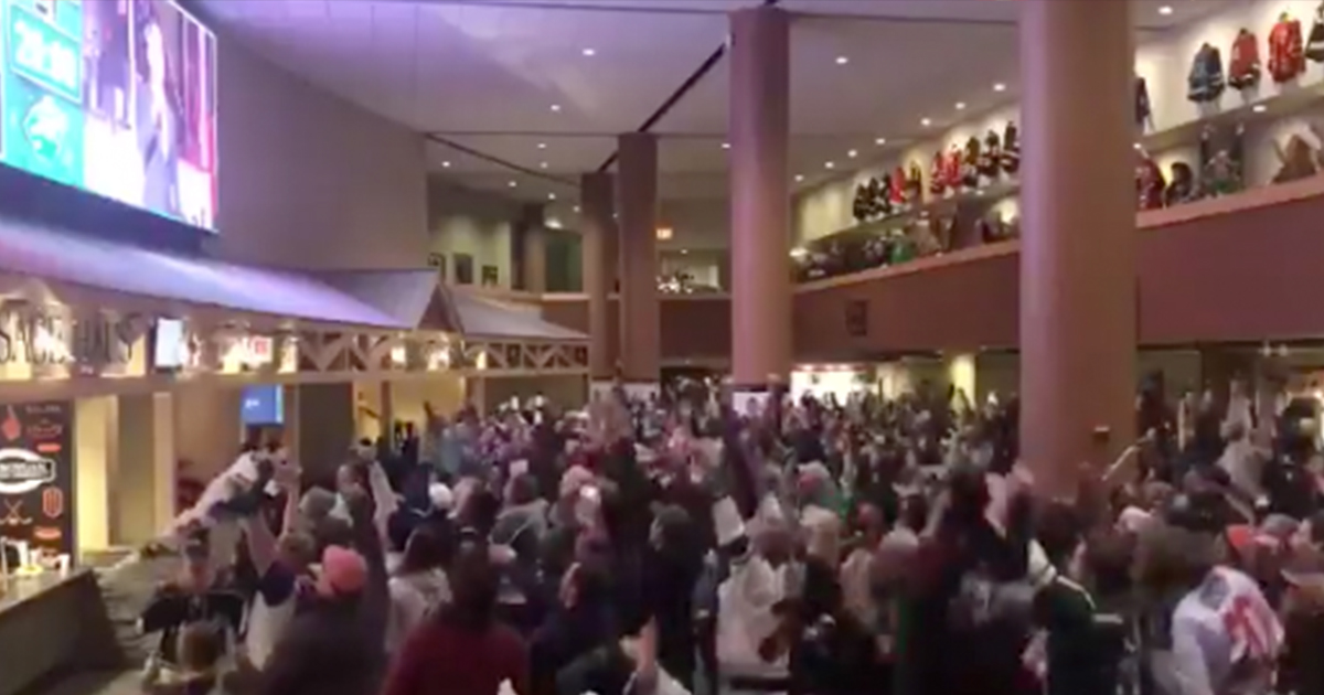 Must See: Fans go crazy in Xcel after Vikings TD 