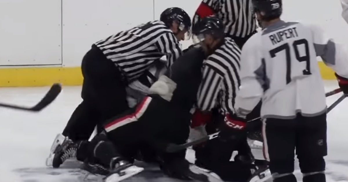 Bobby Ryan attacks his own teammate after ugly hit in training camp!
