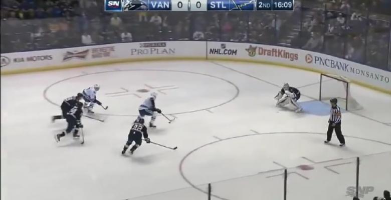 VIDEO: Matthias pulls off a filthy deke on the breakaway!