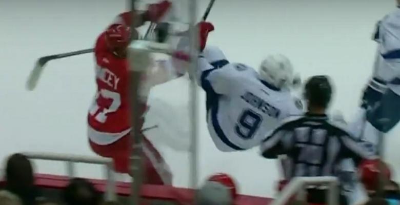 Quincey sends Johnson into orbit with the biggest hit of the series!