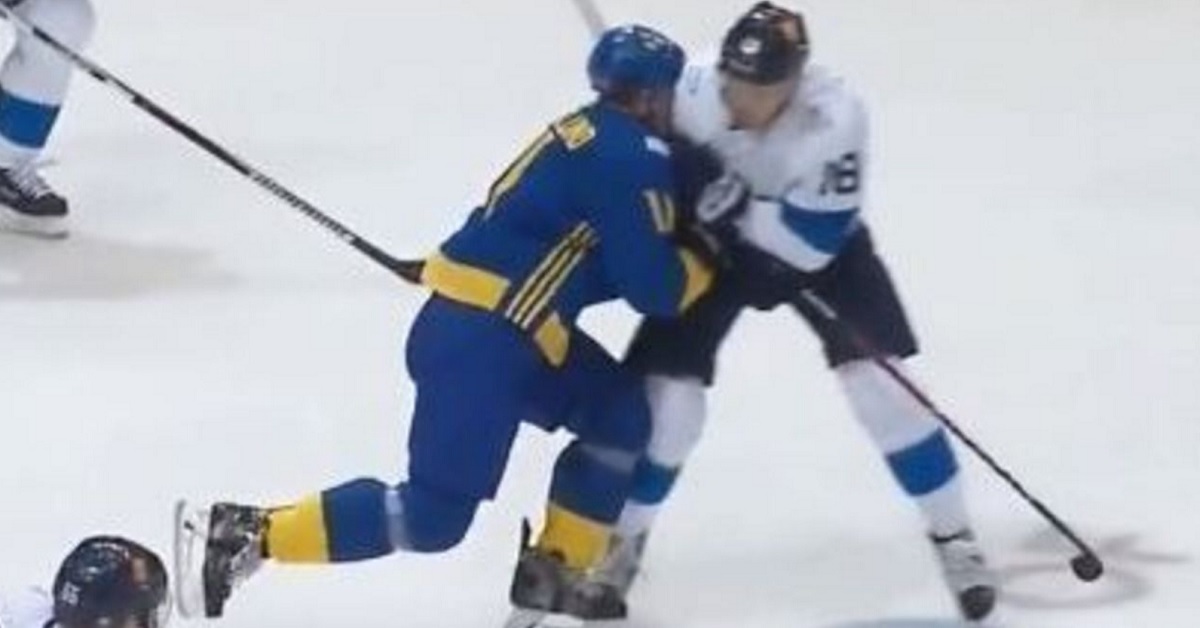 Crushing hit at the World Cup leaves Backlund with a concussion. 