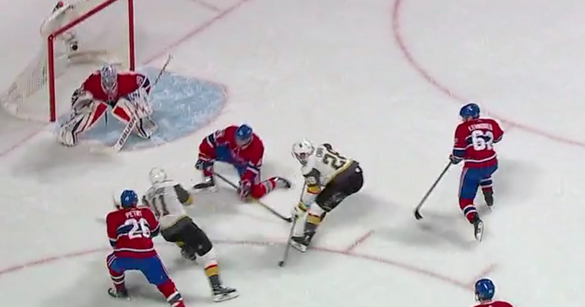Pierre-Edouard Bellemare absolutely embarrasses the Canadiens. 