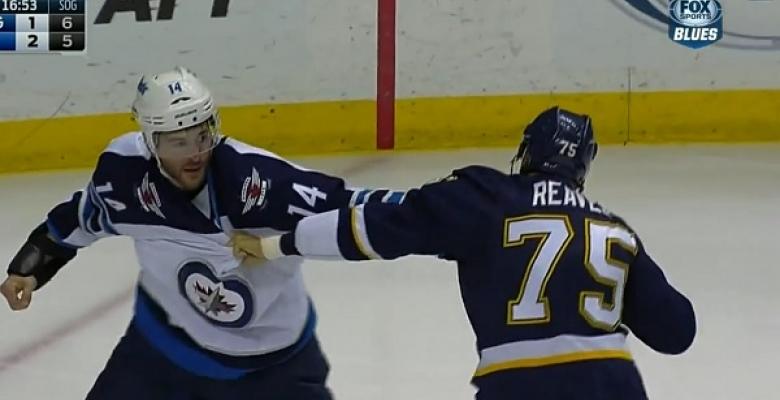 Peluso and Reaves put on a show for the fans.