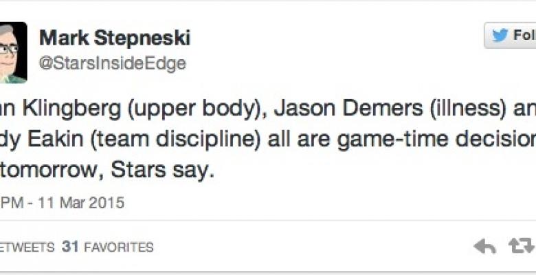 Report: Another player has been benched for disciplinary reasons.